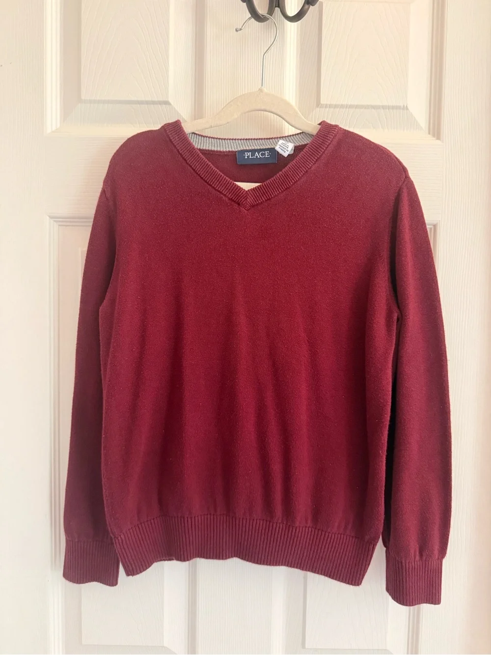 The Children's Place Burgundy V-Neck Sweater